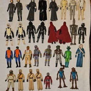 STARWARS. Vintage lot of 31 Original Star Wars action figures